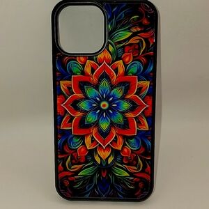 IPhone 13 mini mandala print case